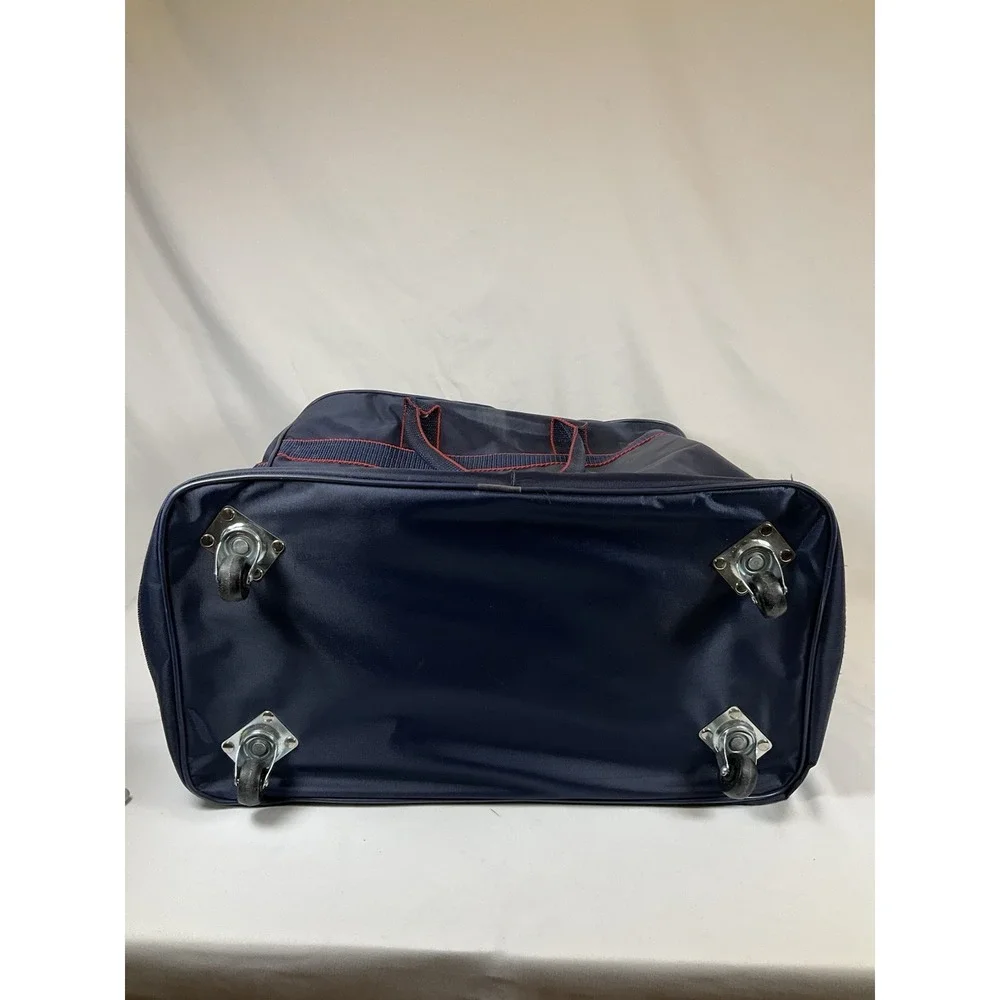 Princess Cruises Vintage Rolling Carry-On Suitcase Blue Expandable Luggage Lg